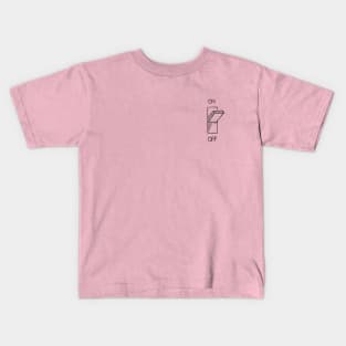 Plug that plugs the house on-off to save energy. Kids T-Shirt